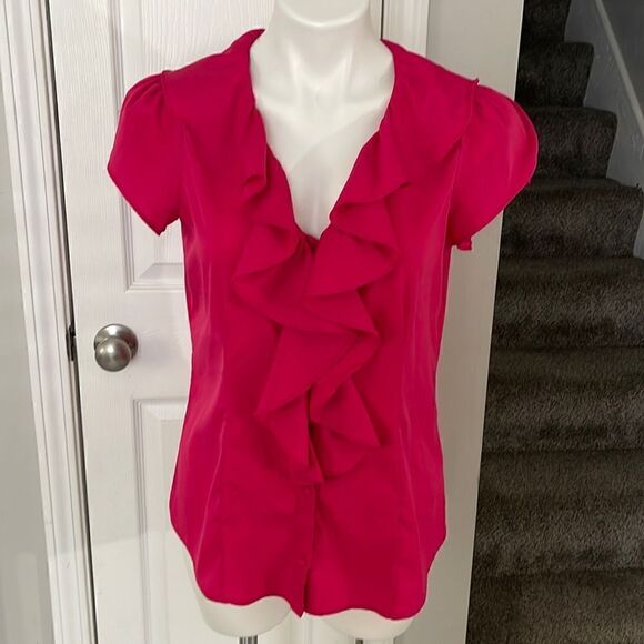 BANANA REPUBLIC BLOUSE SIZE MEDIUM - Picture 1 of 9